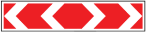 Знак 1.4.3 «Напрямок повороту»