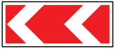 Знак 1.4.5 «Напрямок повороту»